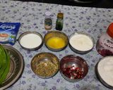 A picture of step 1 of Pan stuff gulkand masala modak.