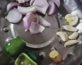 A picture of step 2 of Chole Paneer masala.