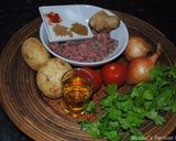 A picture of step 17 of Spicy pan fried kebab.