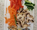 A picture of step 2 of My Chicken Stir fry with Noodles. 💜.