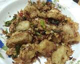 Foto langkah ke 5 dari resep Tempe tahu tepung oseng cereal manis, gurih, pedas.