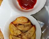 A picture of step 5 of Baked potato wedges.