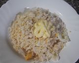 Foto del paso 6 de la receta: Arroz salteado con pollo y huevo duro