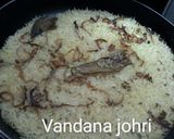 A picture of step 3 of Jeera Rice.