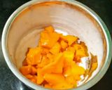 मैंगो कस्टर्ड हलवा (Mango Custard Halwa recipe in Hindi) रेसिपी चरण 2 फोटो
