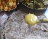 A picture of step 7 of Ragi Roti and Vaal Beans Subji.