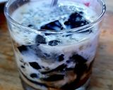 Hình bước làm 5 của món Sương sáo đường đen sữa tươi ❤ Yummy!!!