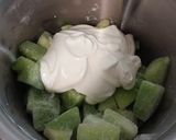 Foto del paso 2 de la receta Helado de melón elaborado con la Monsieur cuisine Plus