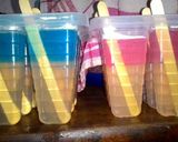 Foto langkah ke 5 dari resep Jelly stik 2 warna.