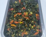 Foto langkah ke 4 dari resep OSENG-OSENG DAUN SINGKONG MERCON.