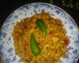 A picture of step 6 of Chicken macroni.