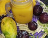 A picture of step 6 of Mango Plum Peaches Mocktail 🍑🥭 🫐.