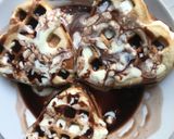 A picture of step 4 of Chocolate Waffles.