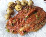 Foto del paso 11 de la receta: Berenjenas en salsa de tomate y papas con finas hierbas🤔🍲🍱