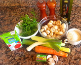 Foto del paso 1 de la receta: Risotto simple de champiñones. #entrenador