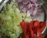 A picture of step 2 of Rice flour veg & dryfruits Uttapam.