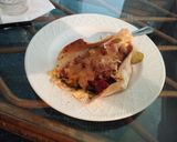 A picture of step 5 of Delicious freaking wraps. 😂.