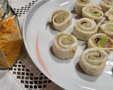 Foto del paso 9 de la receta: Canapés con aguacate y lluvia de nachos