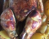Foto del paso 2 de la receta: Pollo asado al horno con patatas y cebollas