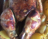 Foto del paso 2 de la receta: Pollo asado al horno con patatas y cebollas