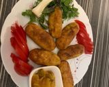 عکس مرحله 1 از دستور کوکو سیب زمینی سوخاری