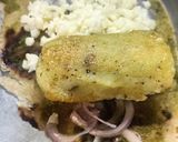 A picture of step 3 of Roti Pinwheel rolls.