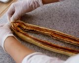 A picture of step 11 of The Sweet Smell of Cinnamon Rolls (Cinnamon Swirl Bread).