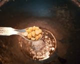 A picture of step 1 of Beans Poriyal stir fry.