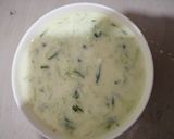 A picture of step 2 of Cucumber raita.