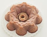 Une image de l'étape 3 de Flan aux pommes /chocolat.