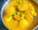 सोया चंक्स मटर आलू की सब्जी रेसिपी चरण 5 फोटो