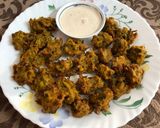 A picture of step 8 of Potato Laccha Pakoda.