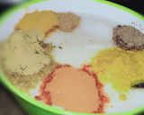 A picture of step 4 of Gram flour Colocasia leave curry.