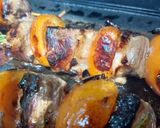 Une image de l'étape 12 de Brochette de magret de canard, abricot et romarin.