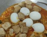 Foto langkah ke 4 dari resep Gulai nangka, telur dan tahu.