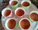 A picture of step 4 of Eggless Ragi flour choco lava cupcake.
