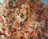 Foto del paso 6 de la receta: Arroz chaufa de camarones a la Yooko