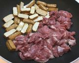 豆乾炒肉片的食譜步驟3照片