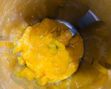 A picture of step 1 of Mango lassi.