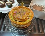 A picture of step 13 of Baklava Cheesecake.