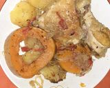 Foto del paso 4 de la receta: Pollo al horno con verduras.🤗