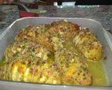 Foto del paso 8 de la receta: Pollo al horno con papas rellenas
