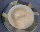 A picture of step 1 of Upma.