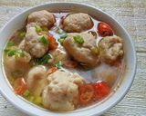 Foto langkah ke 5 dari resep Bakso Tahu Jamur dan Udang.