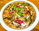 A picture of step 2 of Hot and Sour Soup.