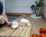 Foto del paso 1 de la receta Sopa de coliflor y tomate