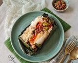 Foto langkah ke 7 dari resep Nasi Bakar Cumi.