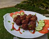 A picture of step 3 of Qeema pakoray.