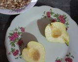 عکس مرحله 2 از دستور دسر گلابی پخته و جو دوسر