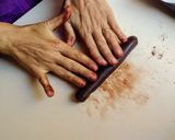 Foto del paso 11 de la receta: Panellets variados (chocolate, membrillo y guindas confitadas)
